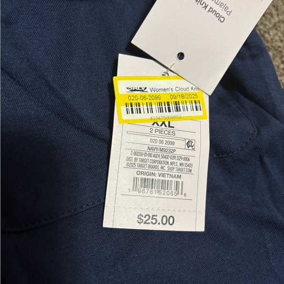 Target Women's Navy Sleepwear Set - Picture 2 of 2